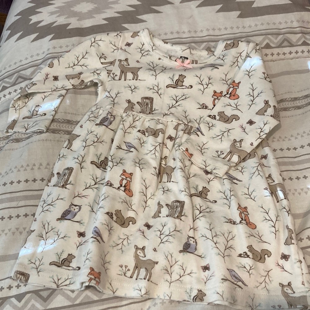 Long sleeve animal dress